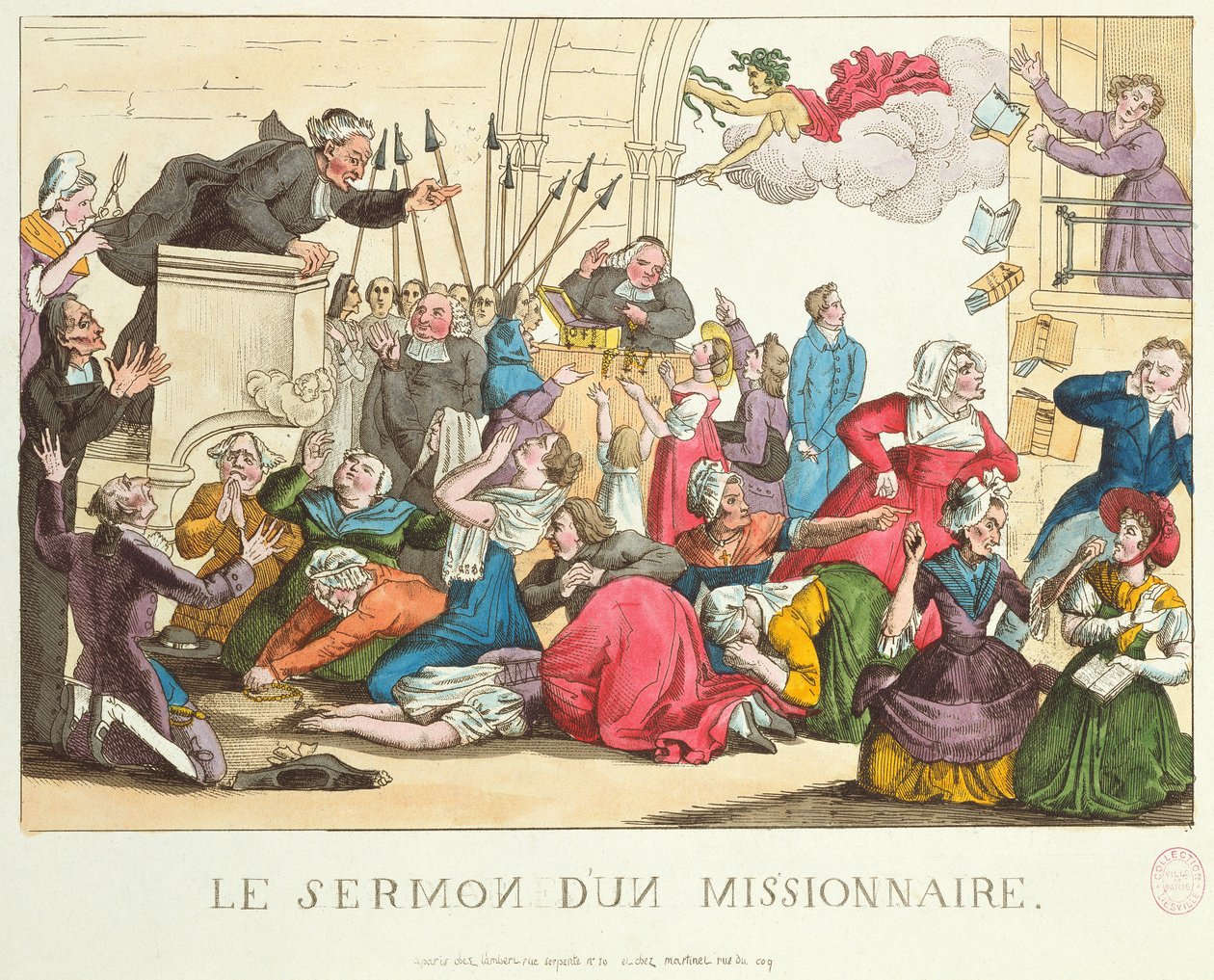 O sermão de um missionário de French School