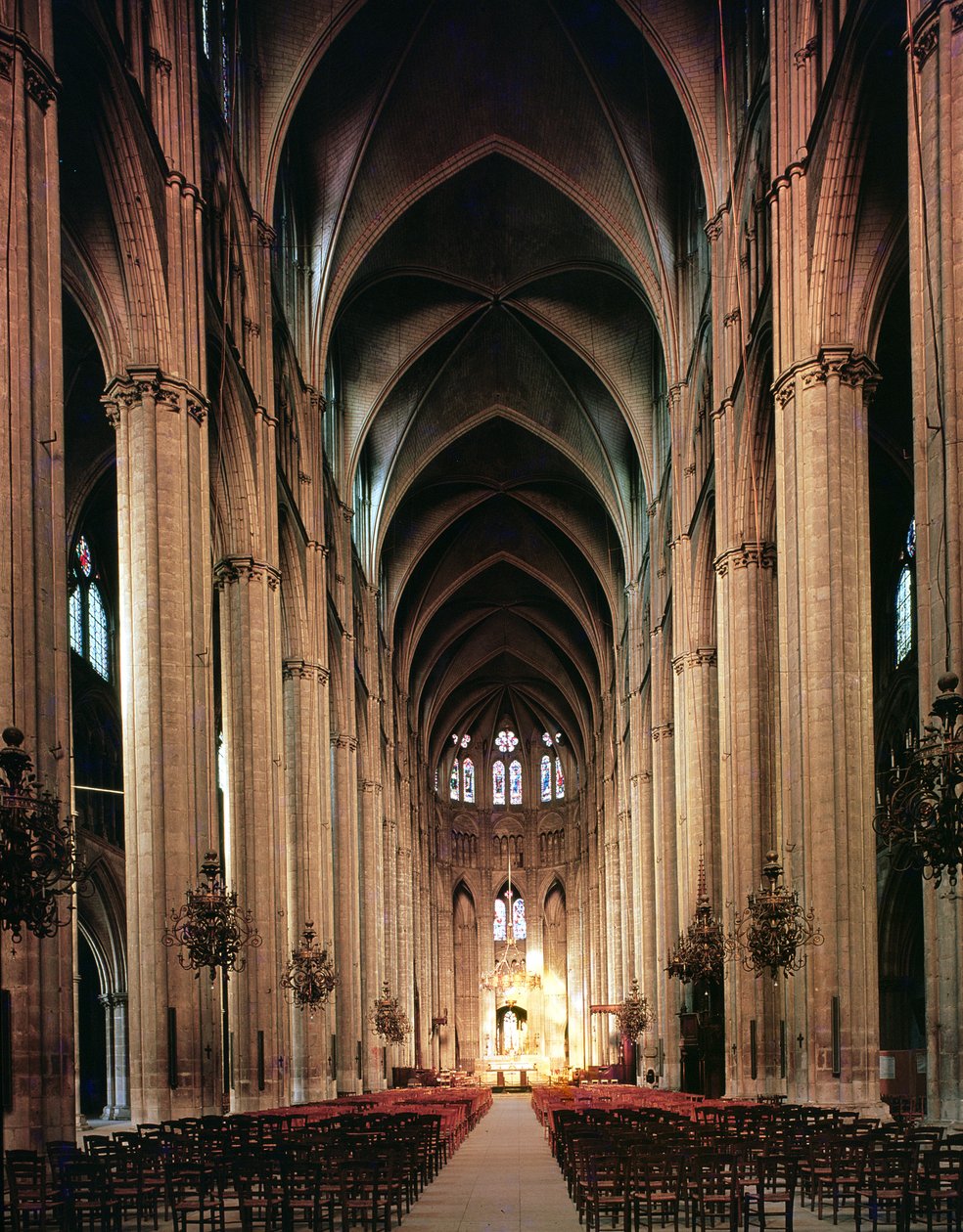Vista da nave, 1225-50 de French School