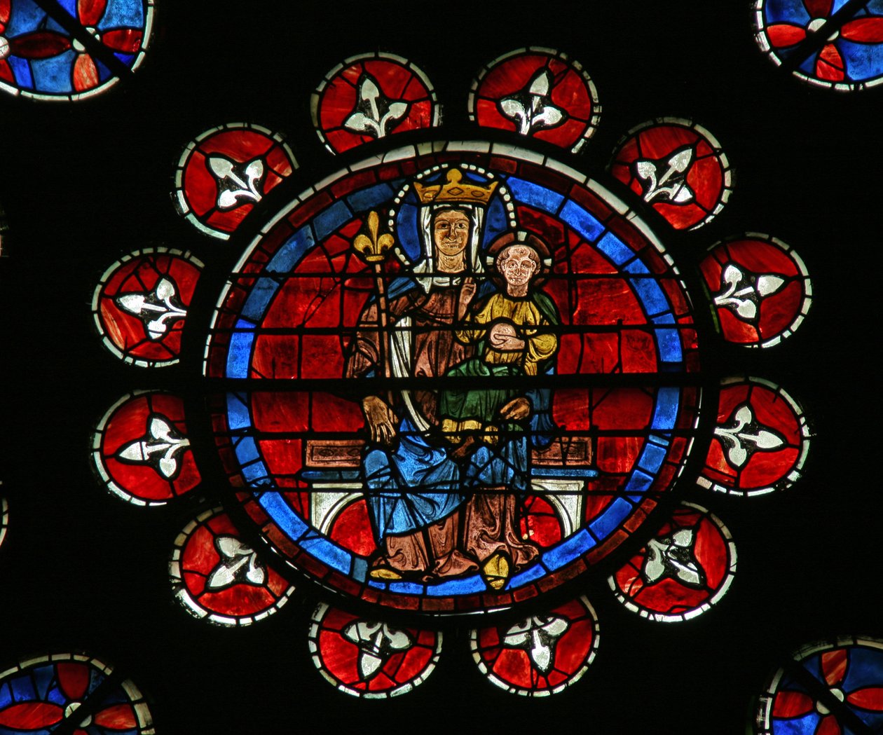 Virgem e Criança (w121) de French School