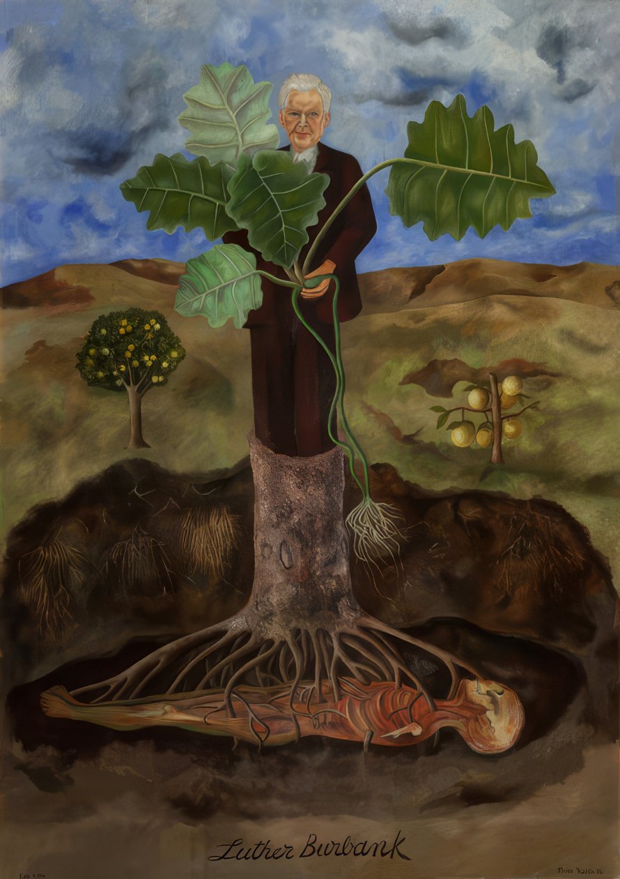 Retrato de Luther Burbank de Frida Kahlo