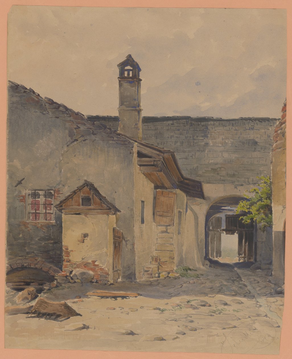 Quintal velho de Friedrich Carl von Scheidlin