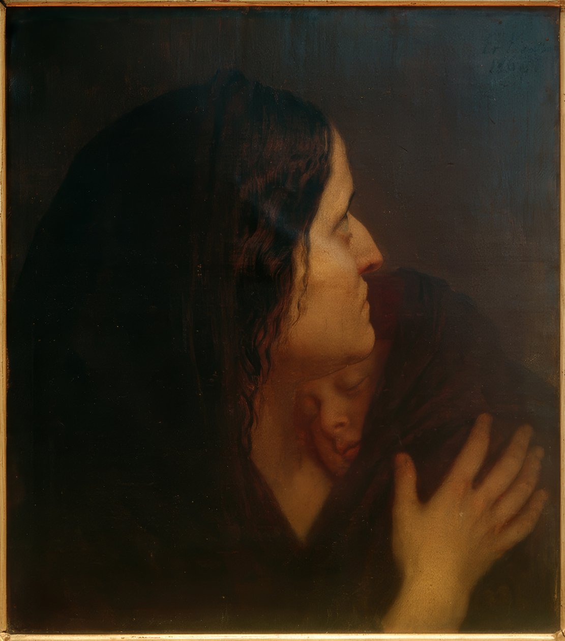 Mãe e filho de Friedrich August von Kaulbach