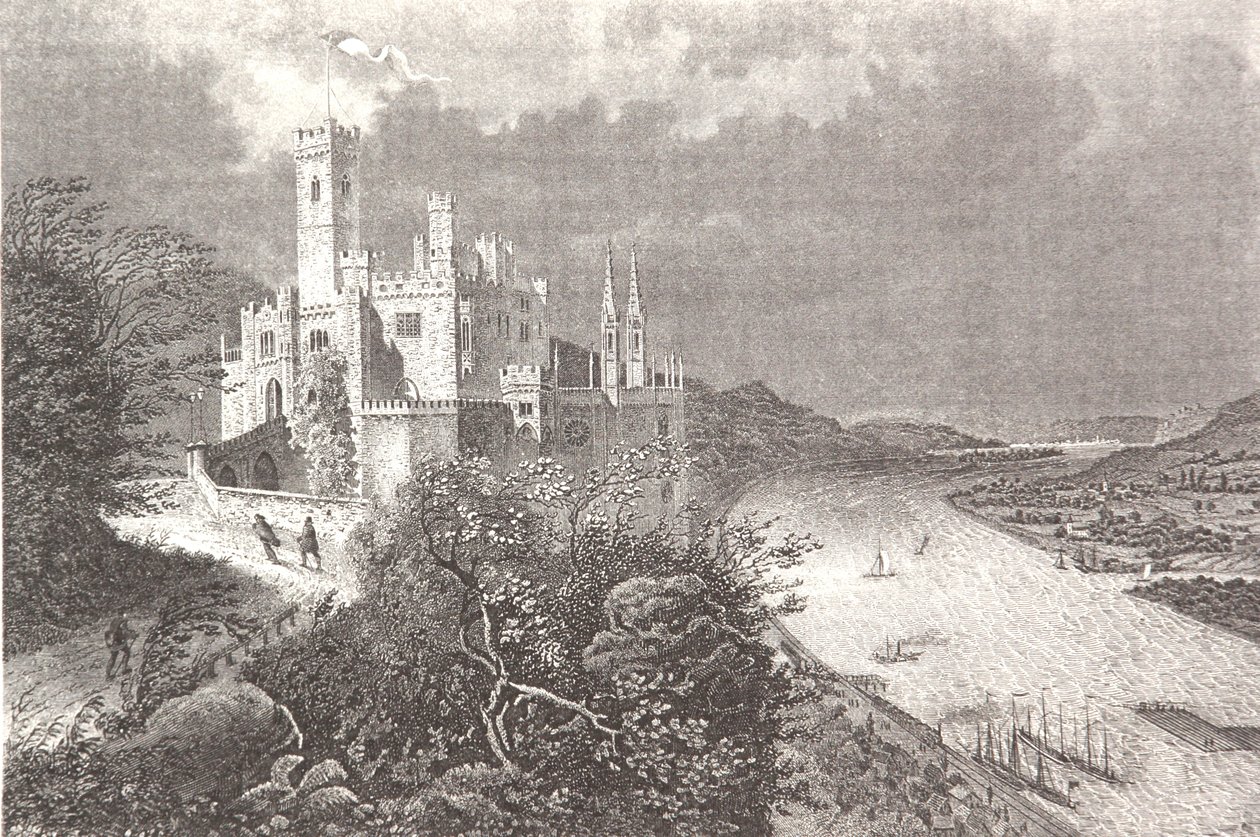 Castelo Stolzenfels de Friedrich Foltz