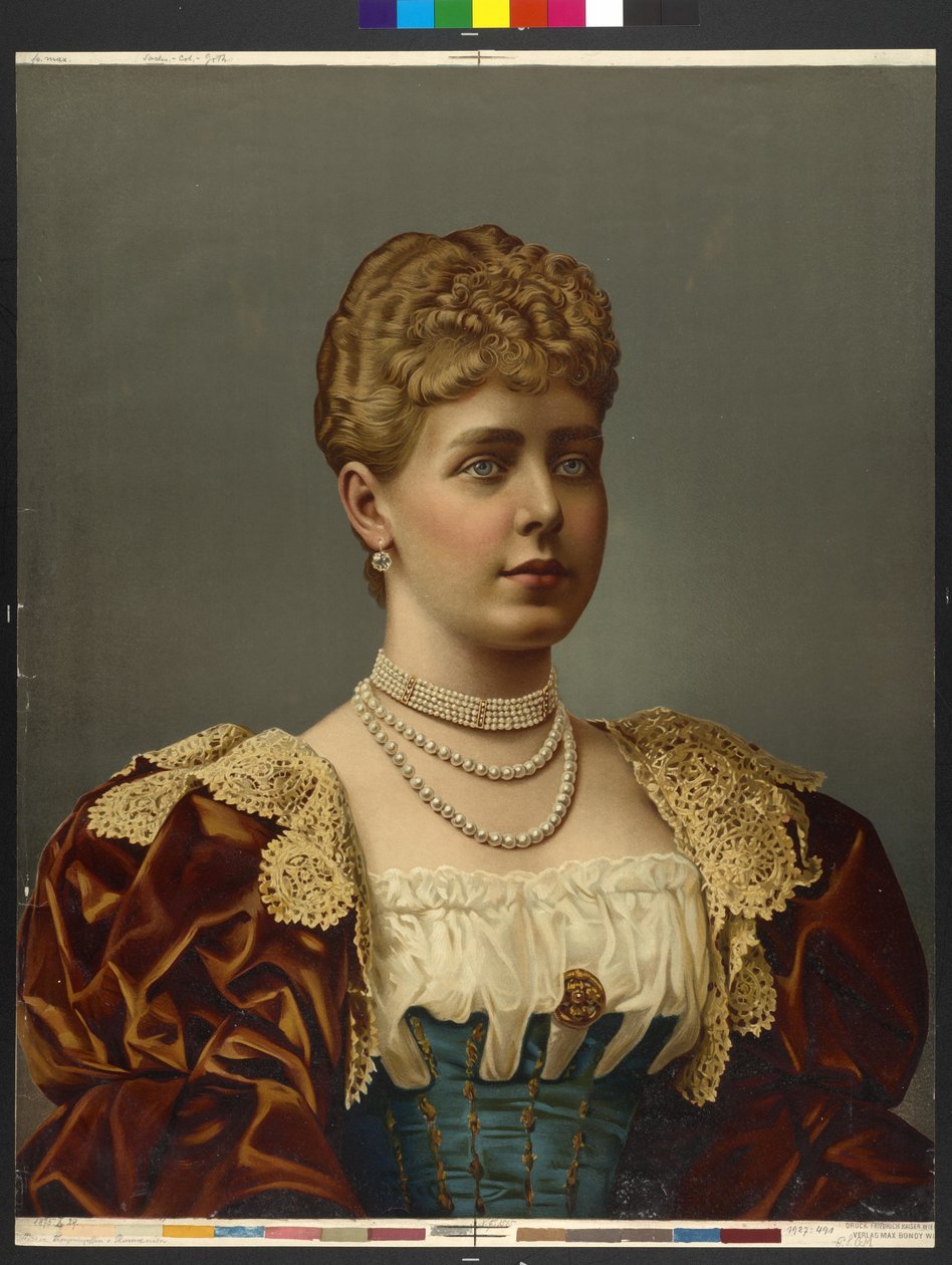 Princesa de Saxe- Coburg-Gotha Mary de Friedrich Kaiser