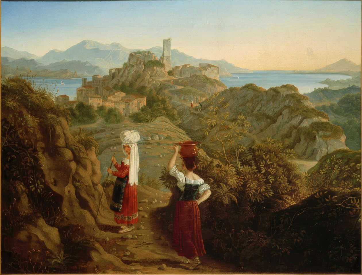 Paisagem italiana ideal de Friedrich Nerly