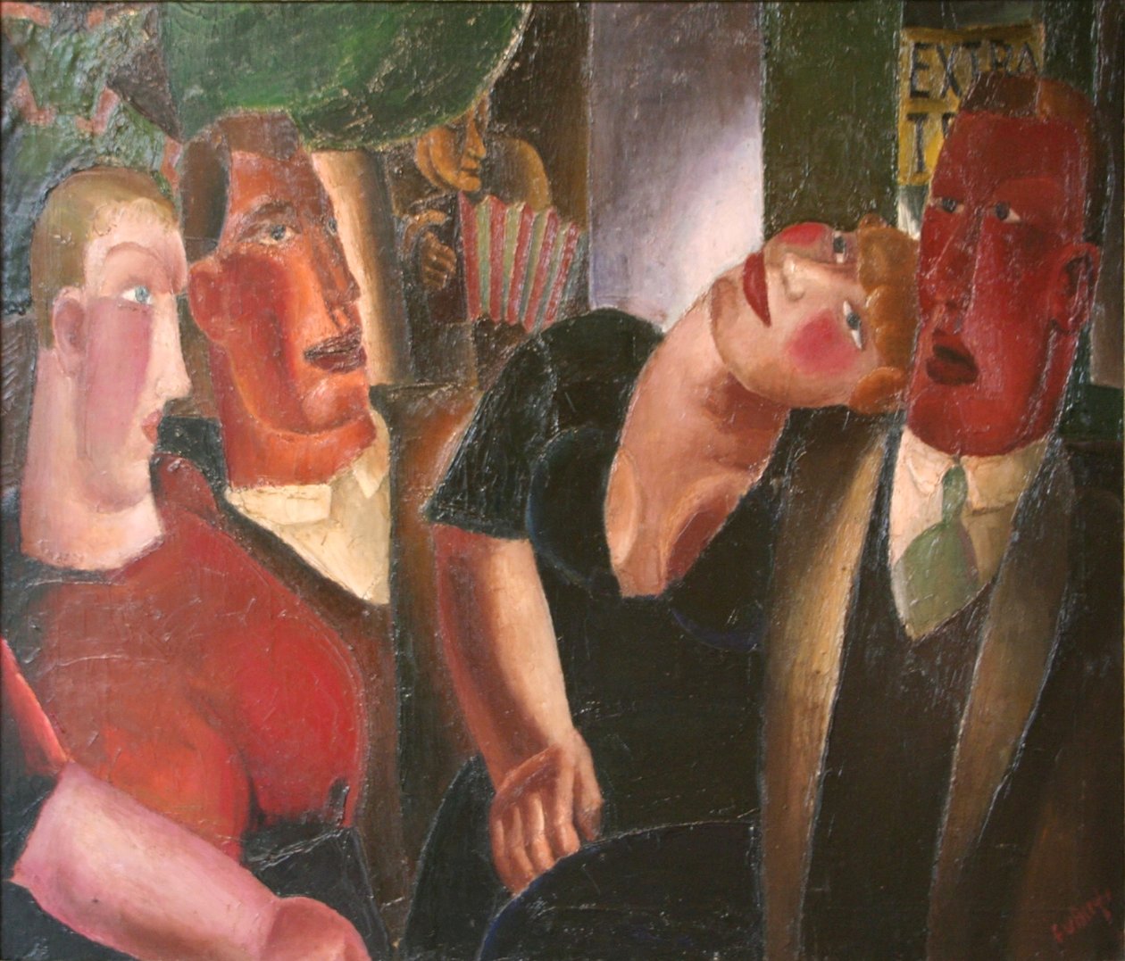Amantes da aldeia de Frits van den Berghe