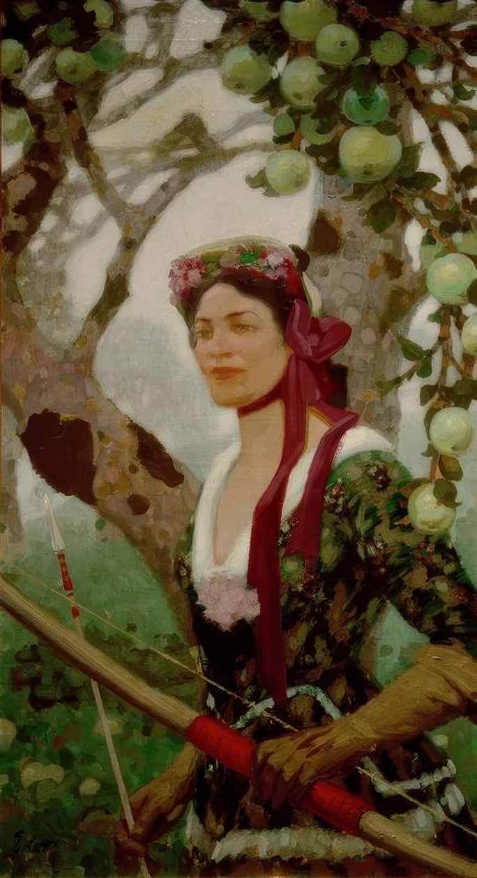Diana moderna de Fritz Erler
