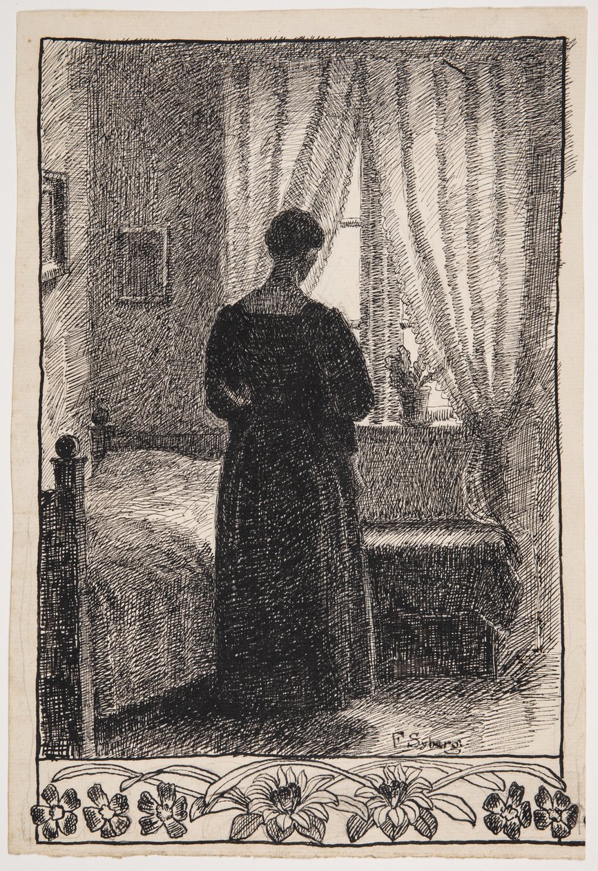 No quarto. Ana Syberg? de Fritz Syberg