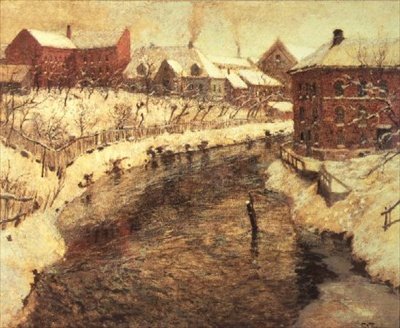Desde a Ponte Nybroen, Oslo de Fritz Thaulow