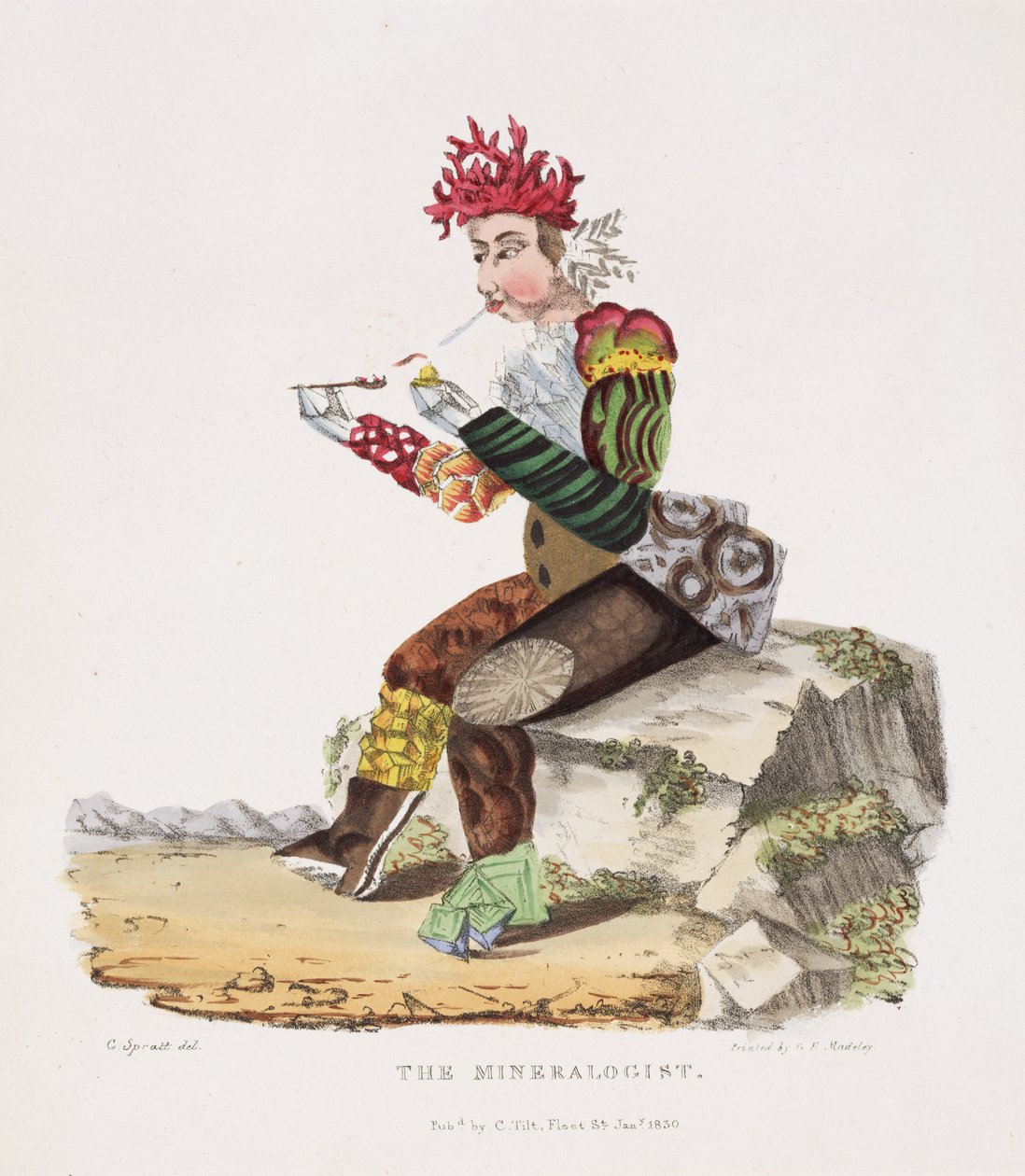 O mineralogista, 1820 de G. Spratt