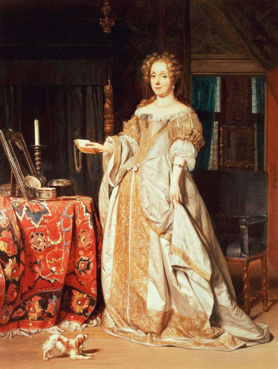 Retrato de uma senhora de Gabriel Metsu