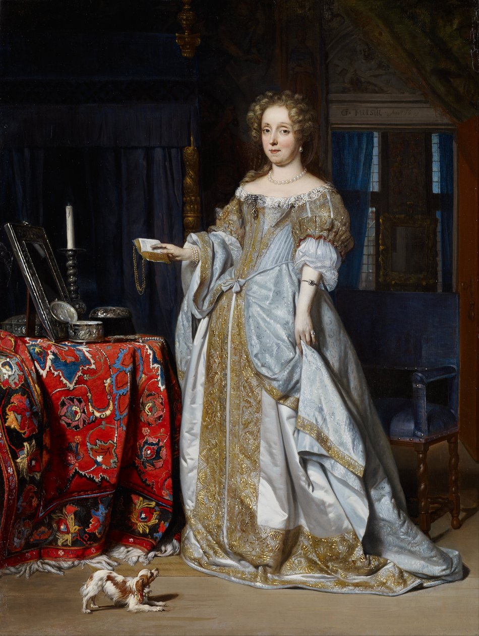 Retrato de uma senhora de Gabriel Metsu