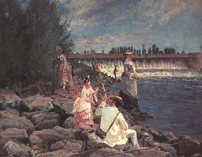 Pesca no Sena de Gabriel Guay