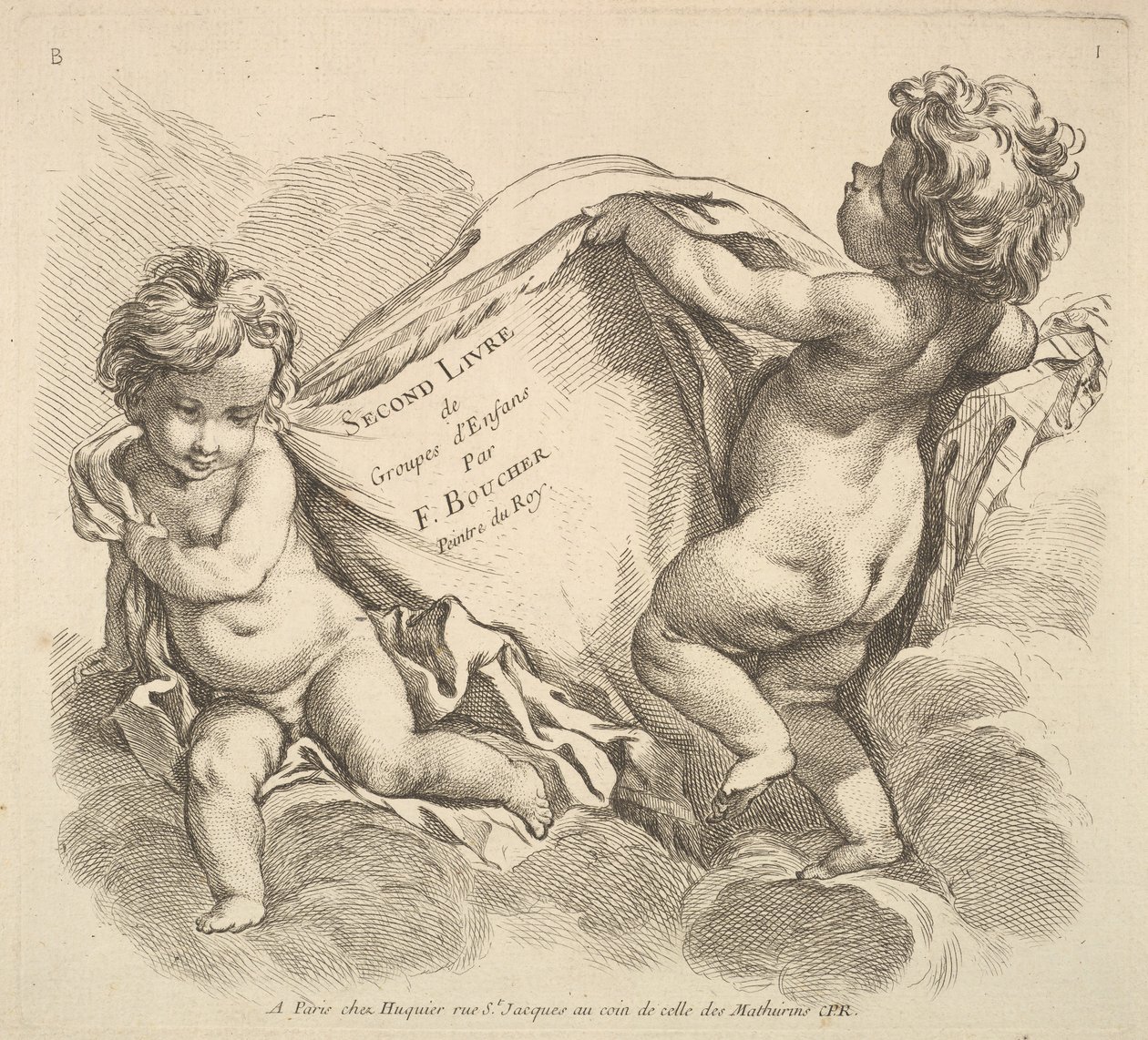 Frontispício, 1738-45. de Gabriel Huquier