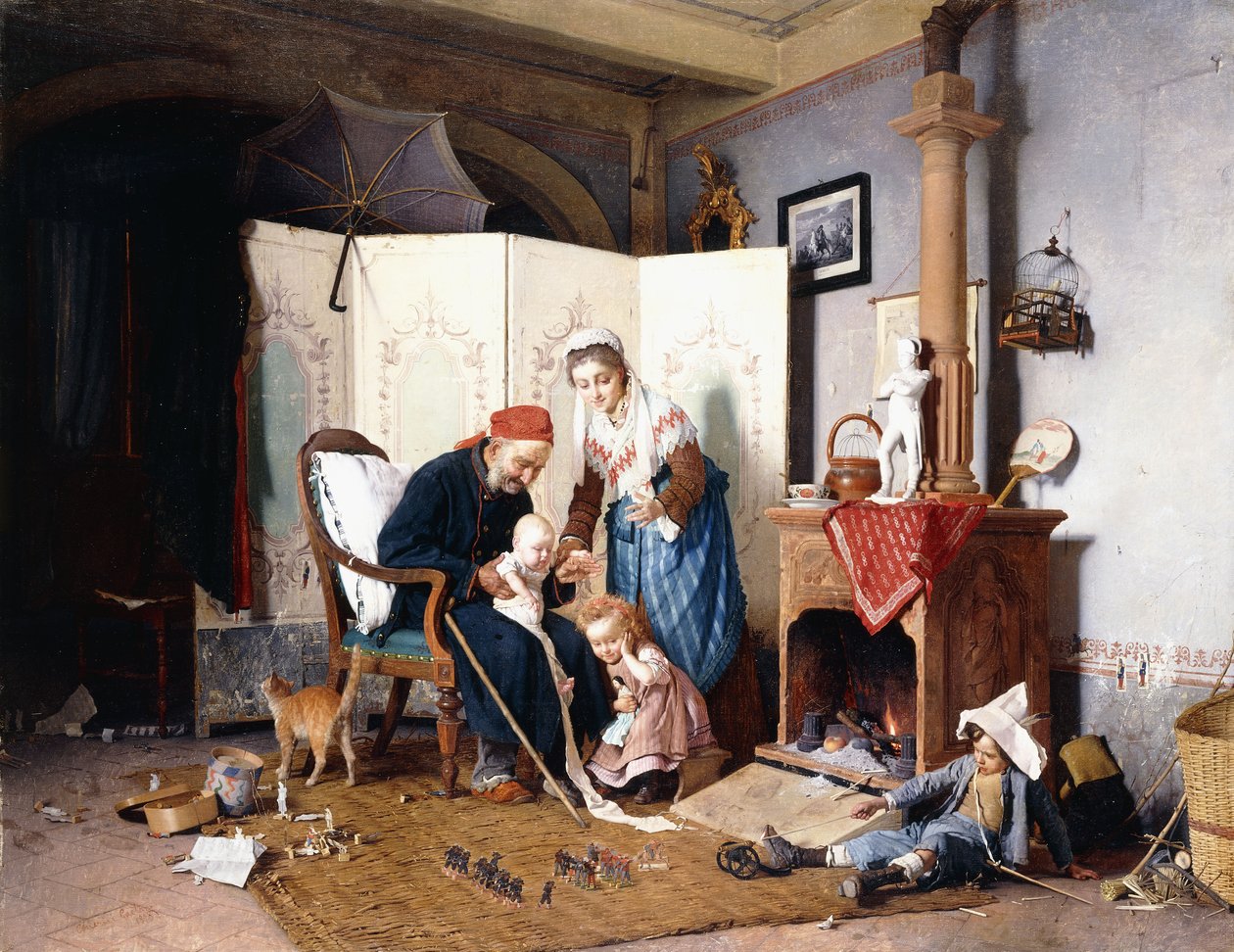 O Veterano, 1878 de Gaetano Chierici