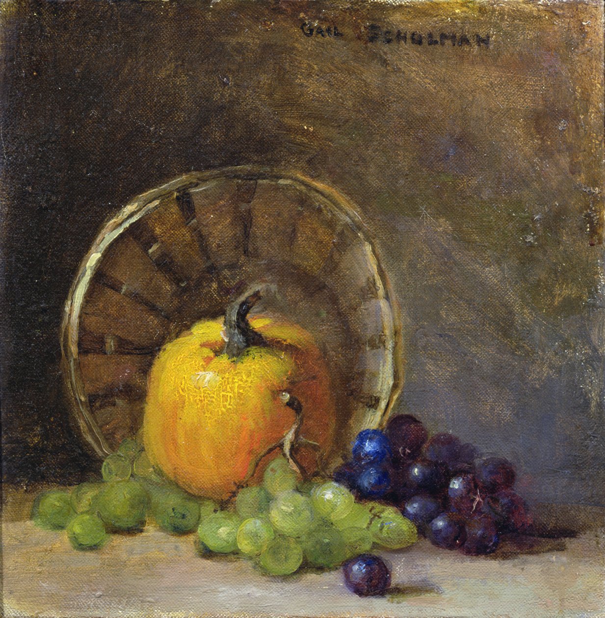 Abóbora (óleo sobre tela) de Gail Schulman