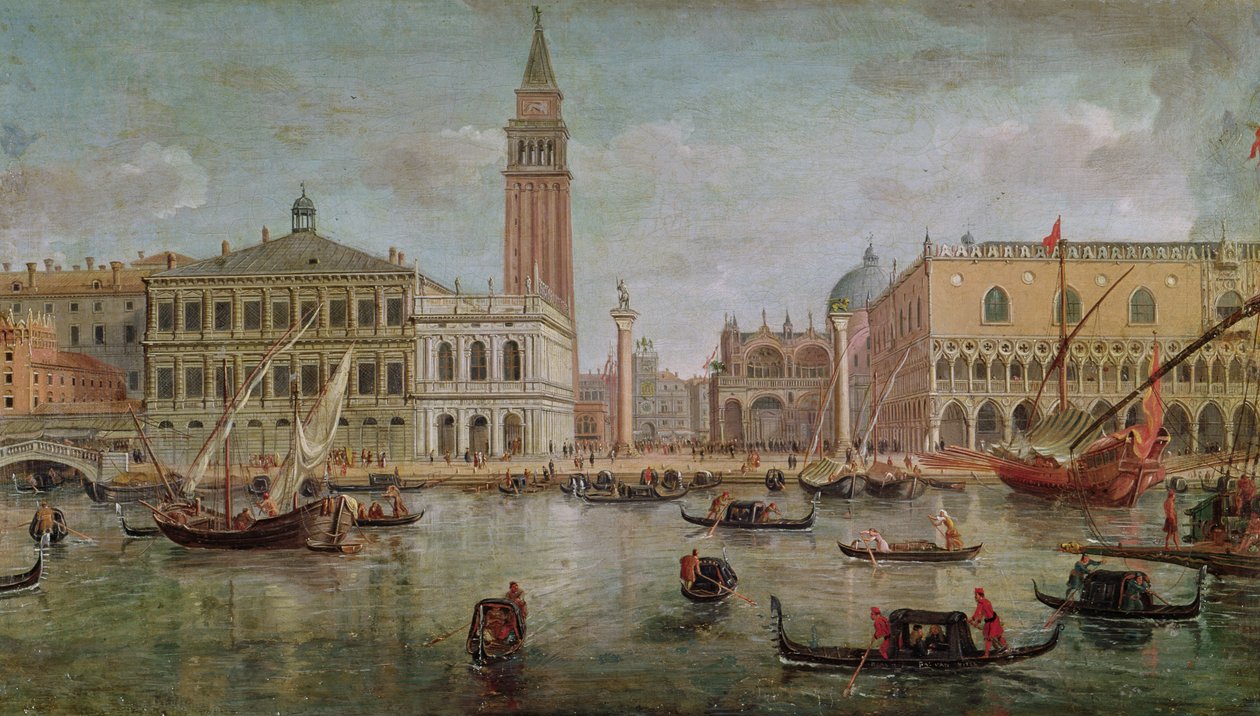Vista de Veneza, 1719 de Gaspar van Wittel