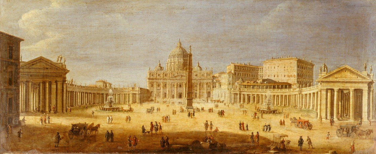 Praça de São Pedro, Roma de Gaspar van Wittel