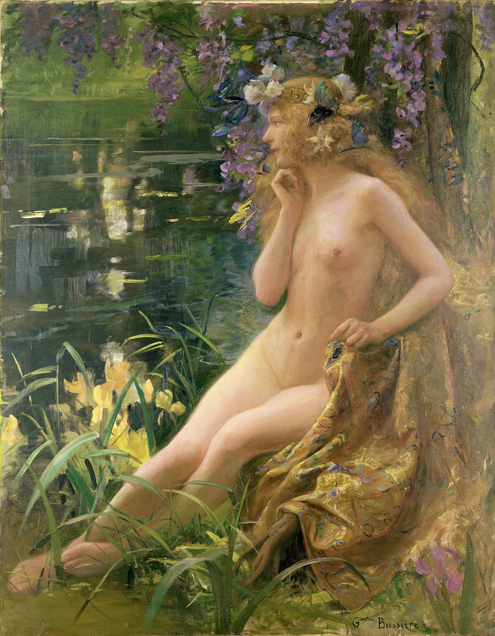 Ninfa da Água de Gaston Bussiere