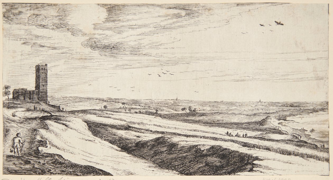 Paisagem em Zuidersøen de Geertruyt Roghman