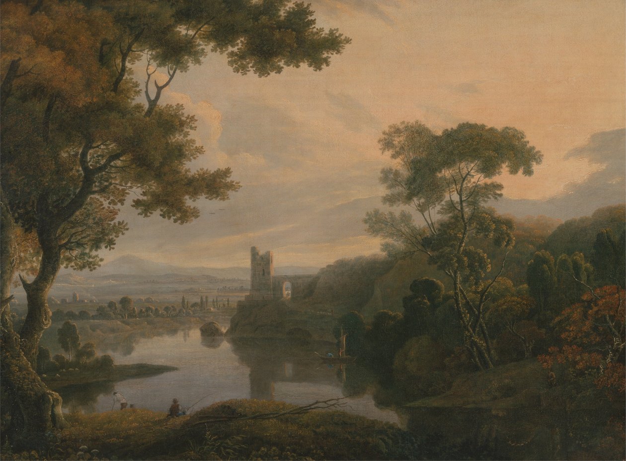 Paisagem do rio de George Barret