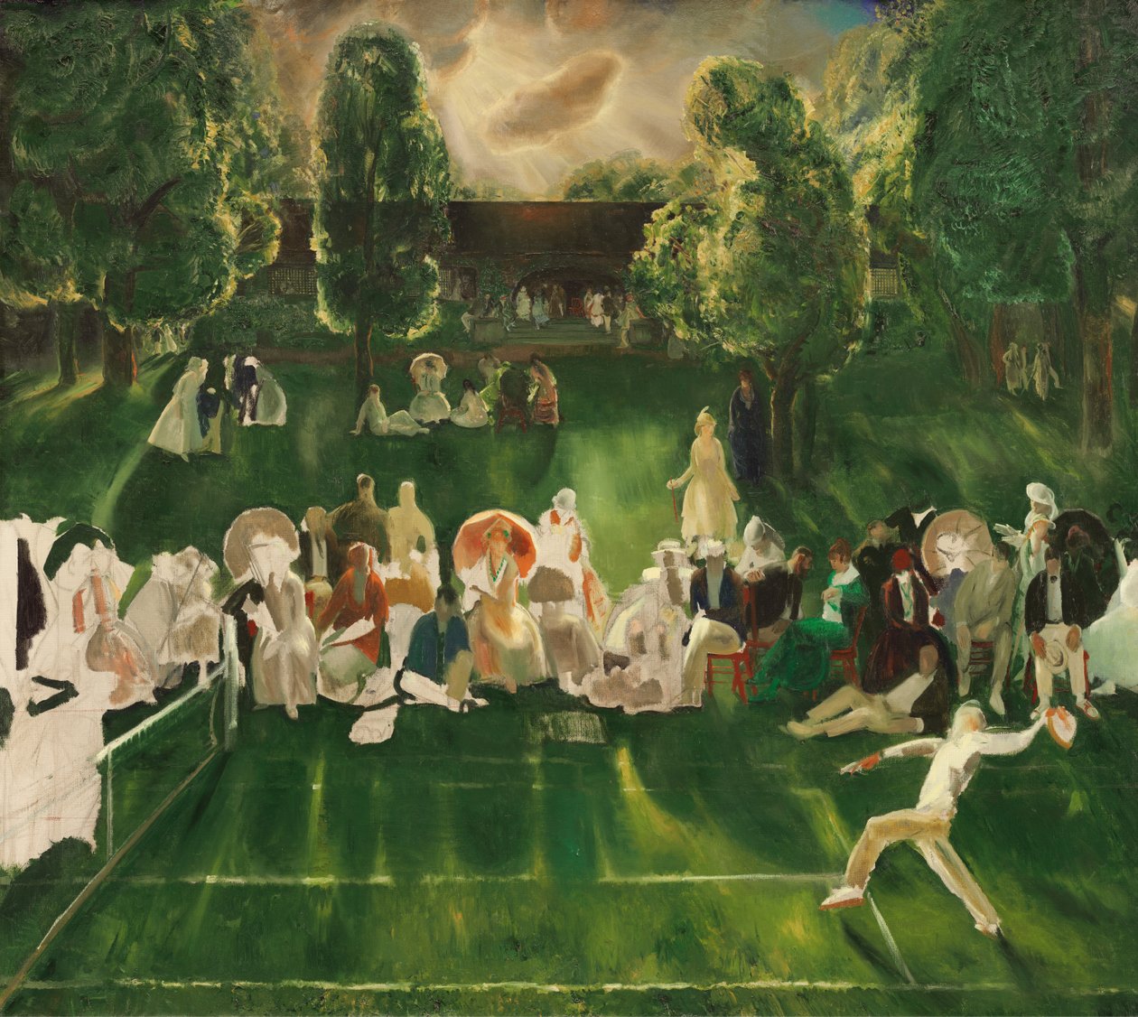 Torneio de tênis de George Wesley Bellows