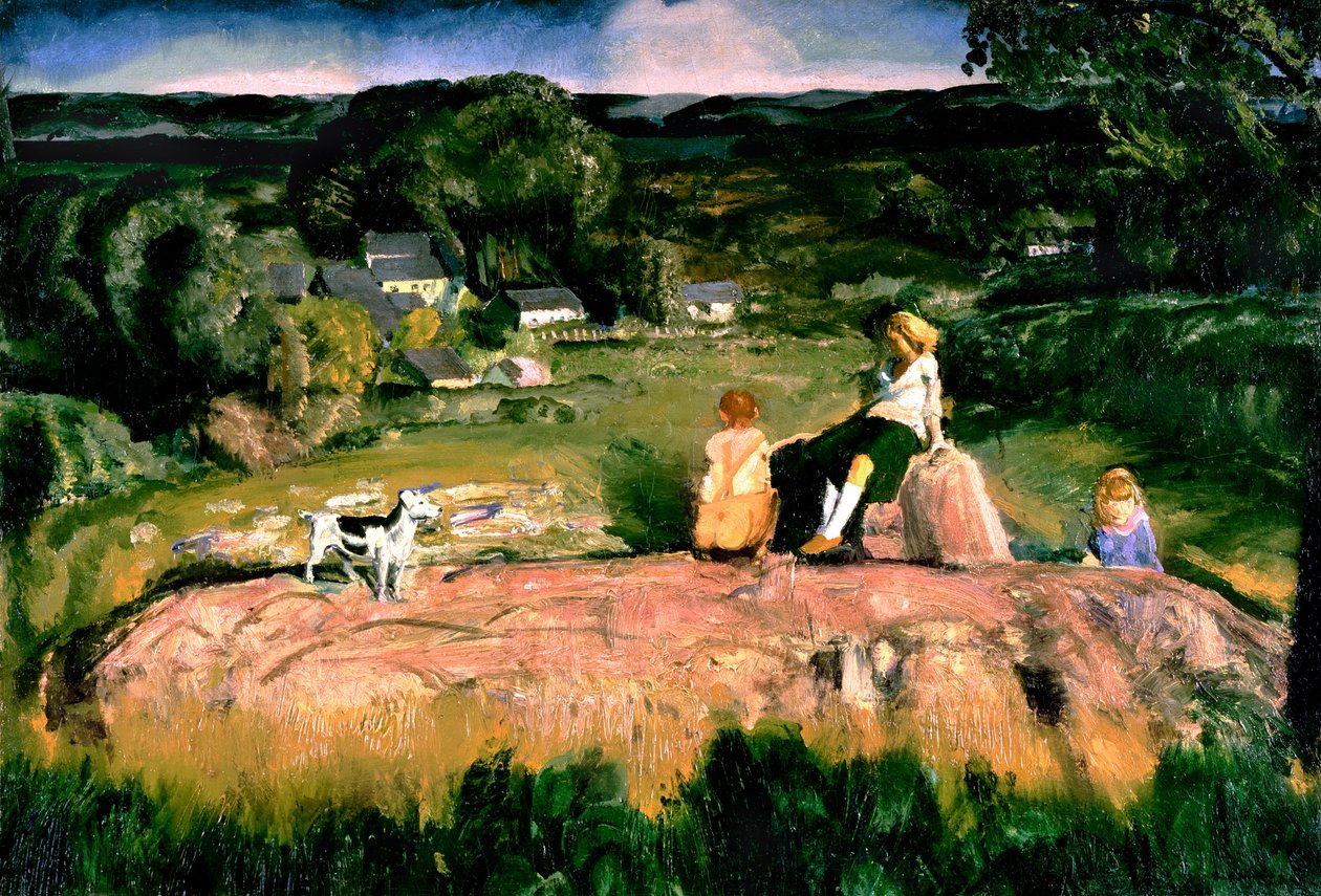 Três crianças de George Wesley Bellows