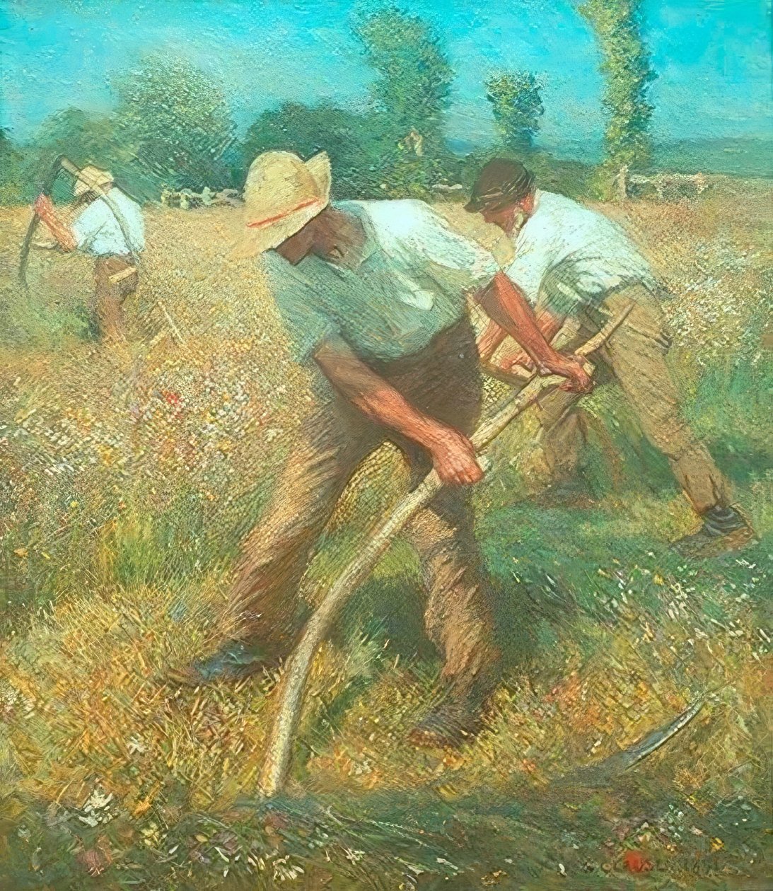 The Mowers de George Clausen