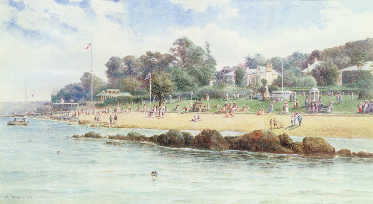 Cowes, Ilha de Wight, 1903 de George Gregory