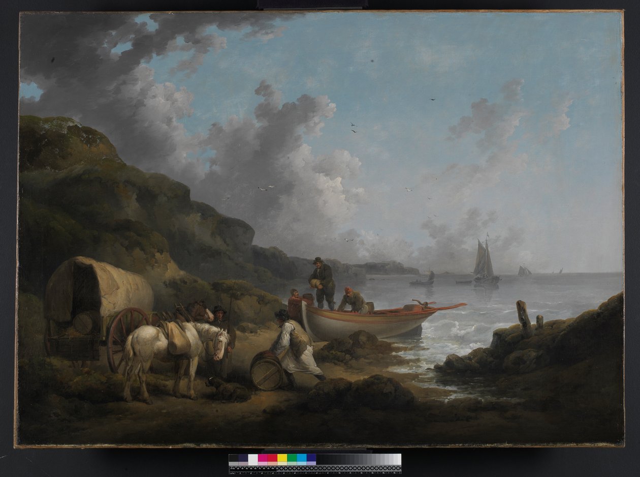 Os contrabandistas, 1792 de George Morland