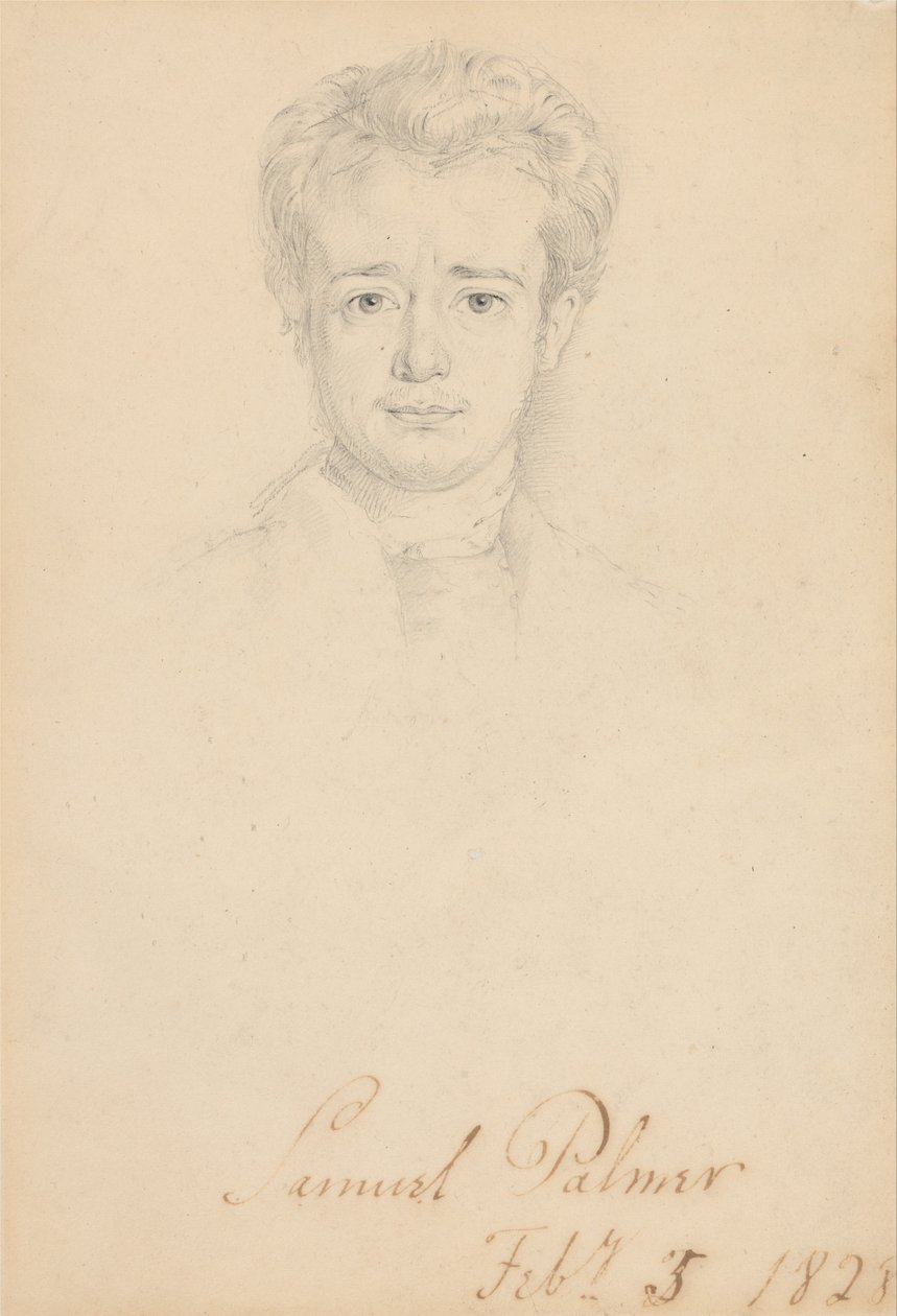 Retrato de Samuel Palmer, 5 de fevereiro de 1828 de George Richmond