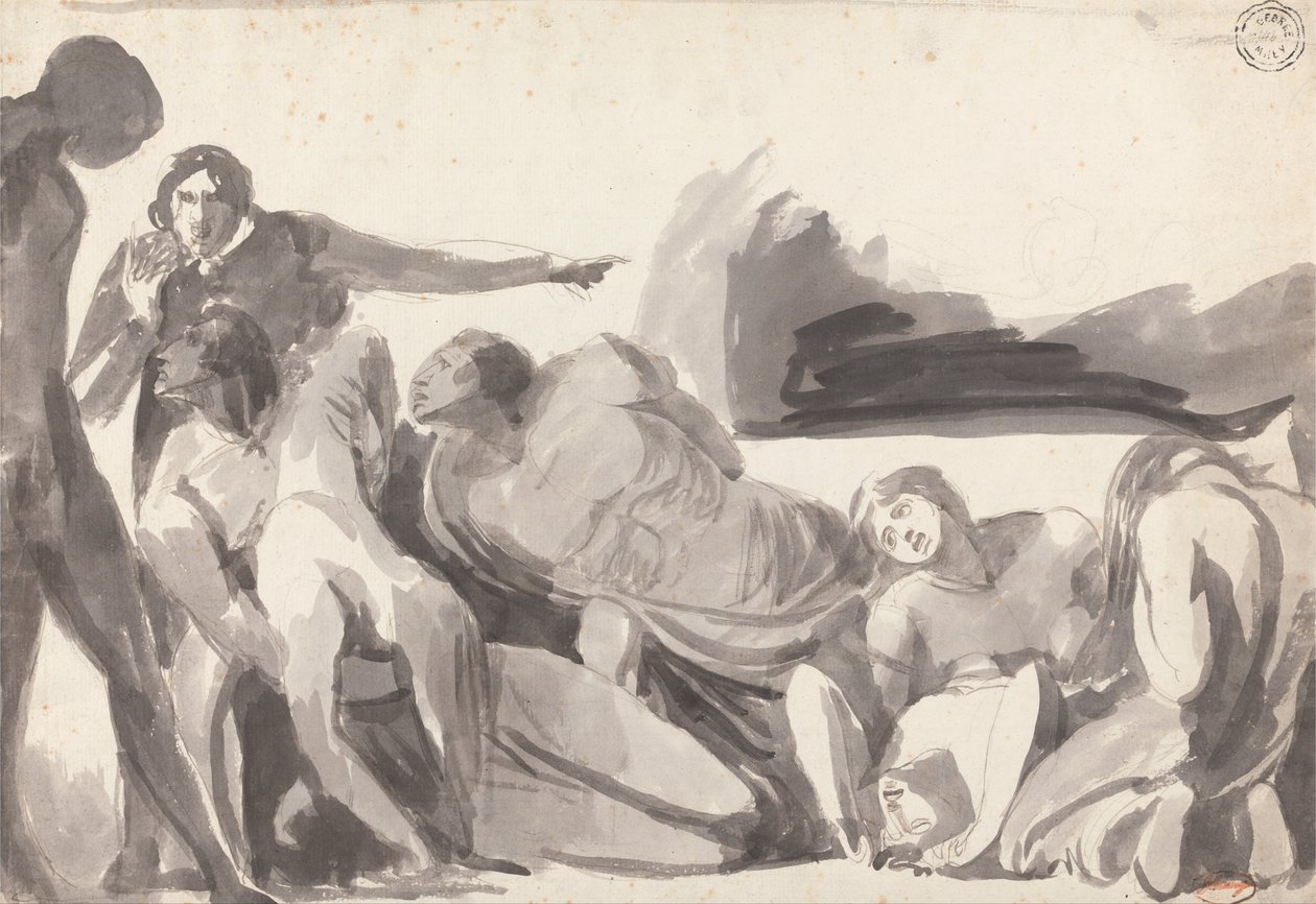 Howard visitando uma prisão de George Romney