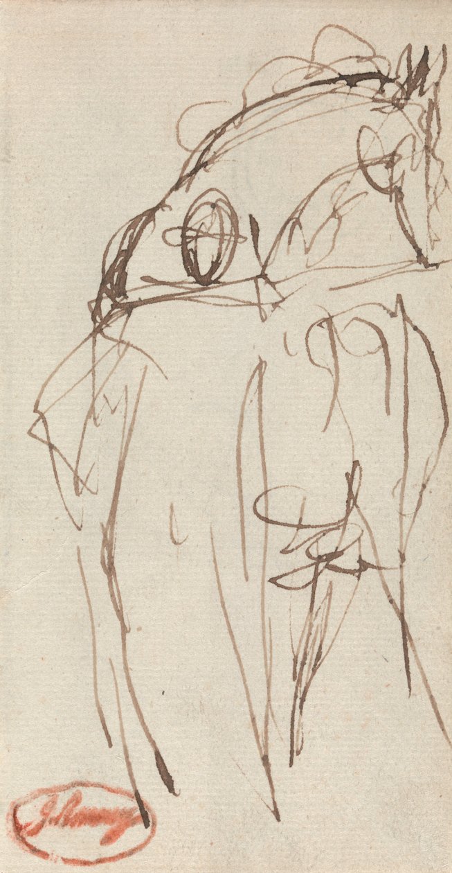 Homem e cavalo de George Romney