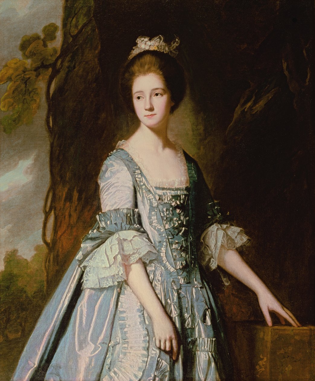 Retrato de mary corrance de George Romney