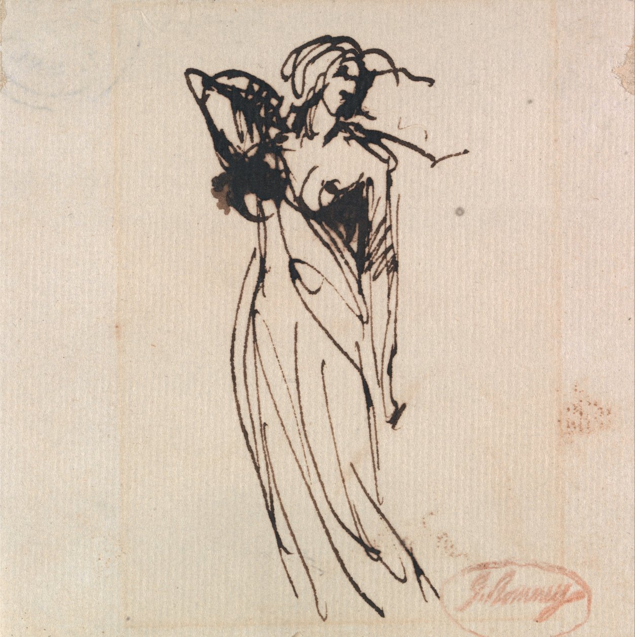 Figura feminina em pé de George Romney