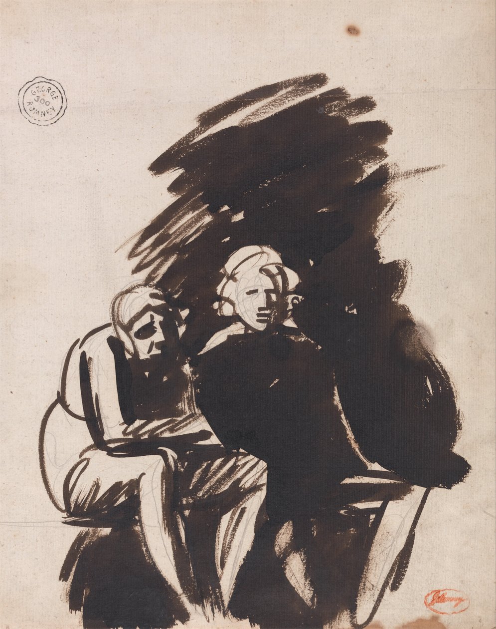 Os dois amigos de George Romney
