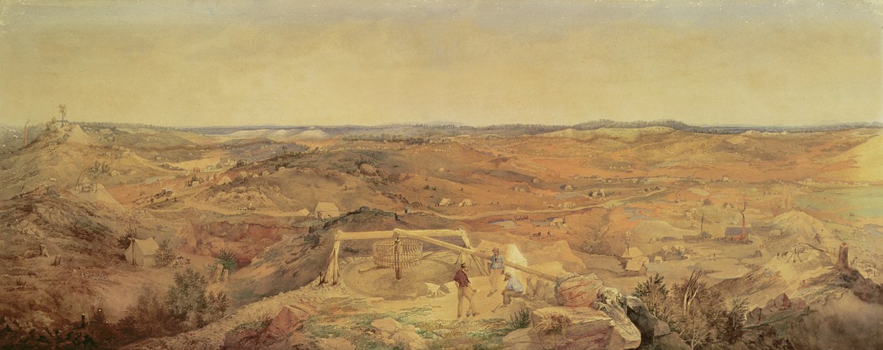 Velho Bendigo, 1857 de George Rowe