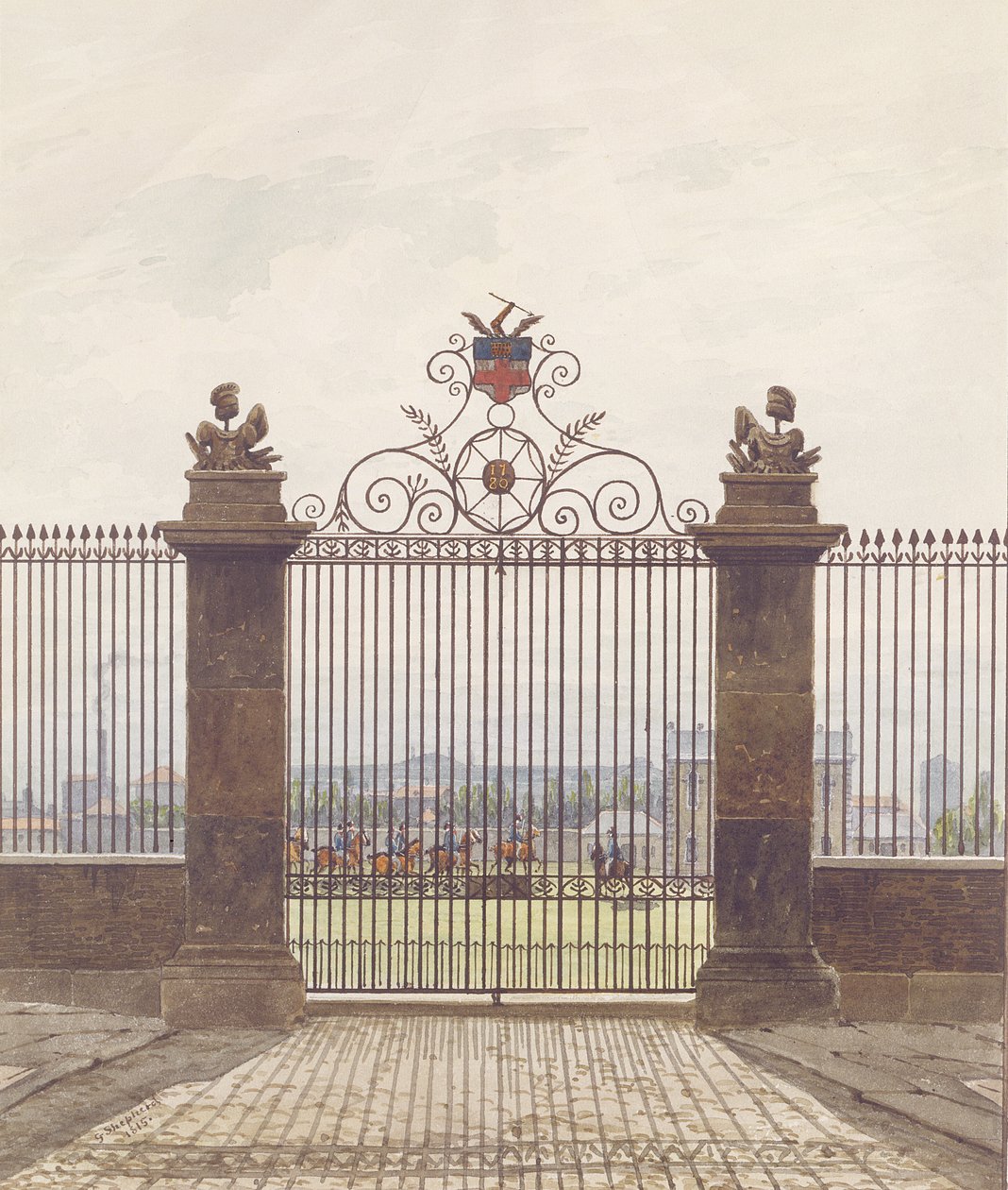 Cena de Londres, 1815 de George Shepherd