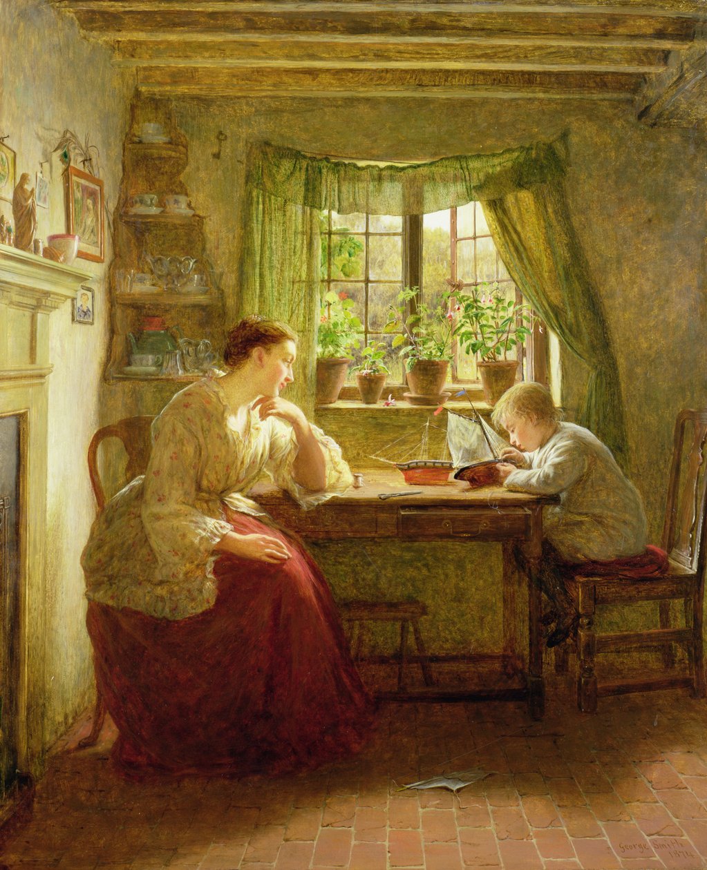 Pensando no futuro, 1874 de George Smith
