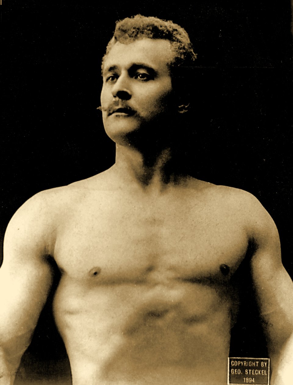 Eugen Sandow, c.1894 de George Steckel