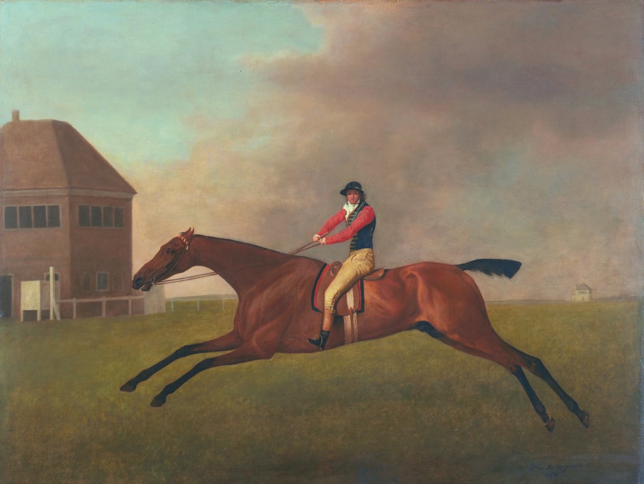 Baronete com Sam Chifney Up, 1791 de George Stubbs