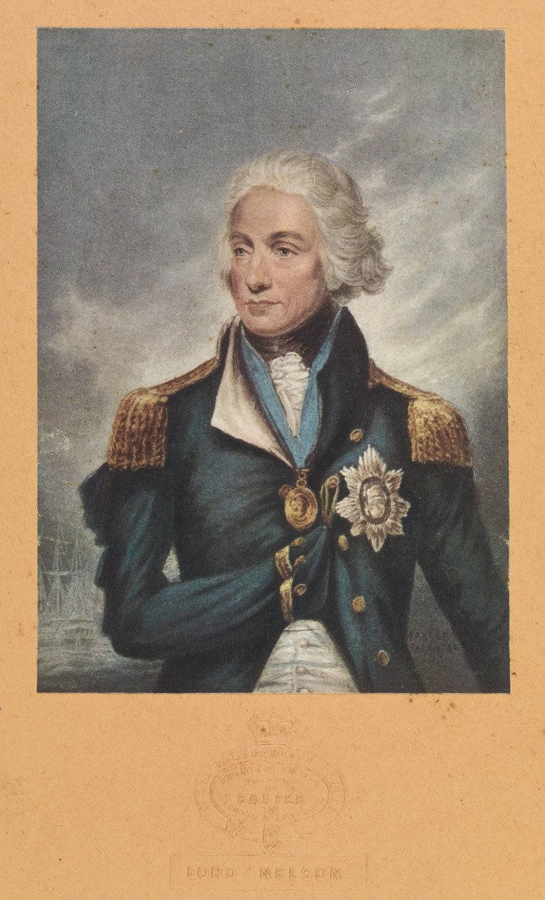 Horatio Nelson (1758-1805) de George Baxter