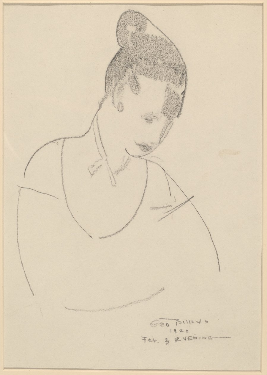 Elsie Speicher [verso] de George Bellows