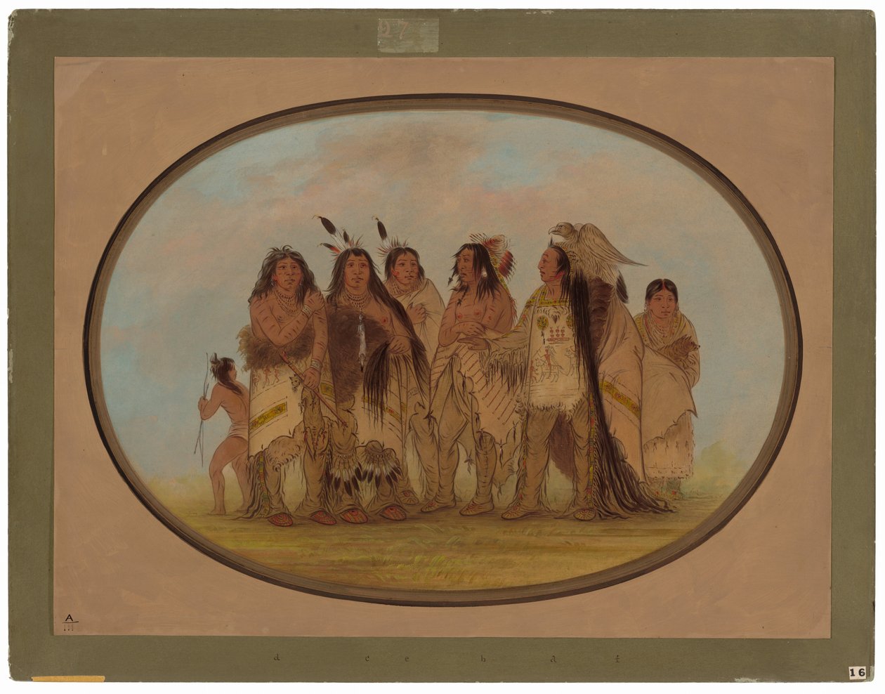 Índios Corvos Distintos de George Catlin