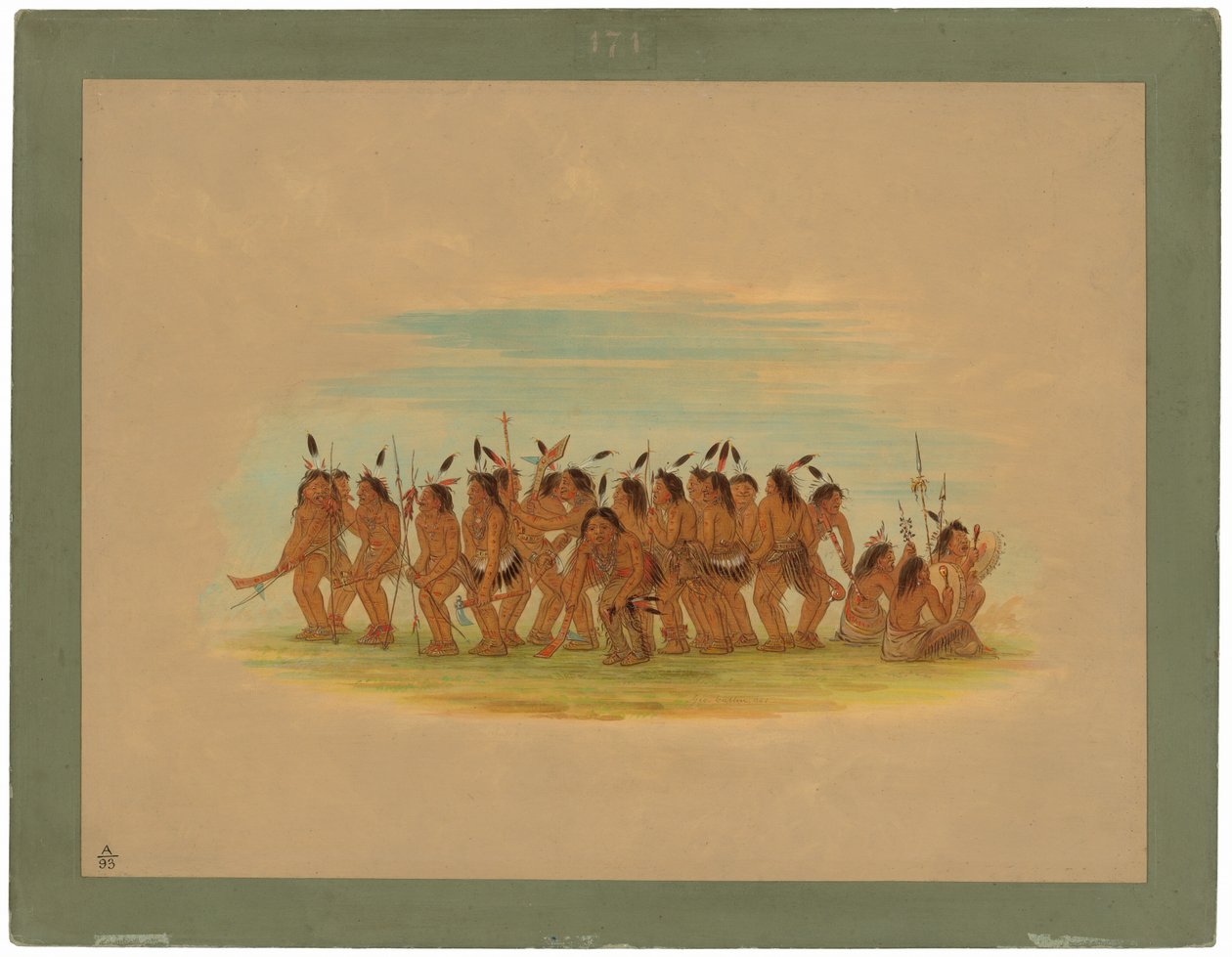 Dança do cão - Sioux de George Catlin