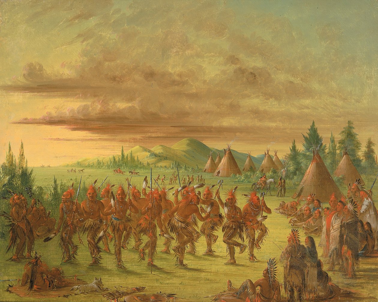 Dança da Águia de George Catlin