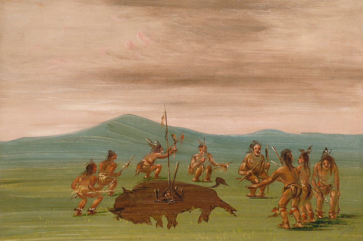 Búfalo Medicinal dos Sioux de George Catlin