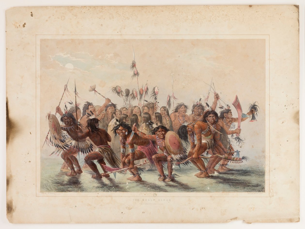 A dança do couro cabeludo de George Catlin