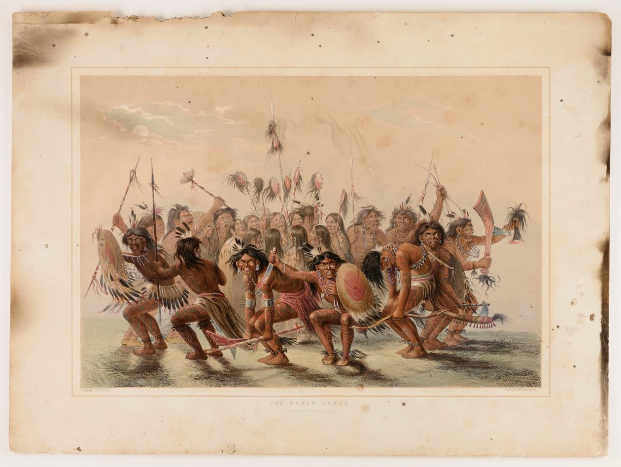 A dança do couro cabeludo de George Catlin