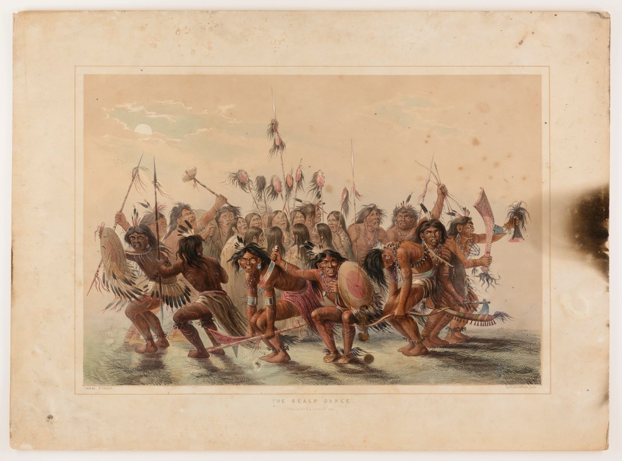 A dança do couro cabeludo de George Catlin